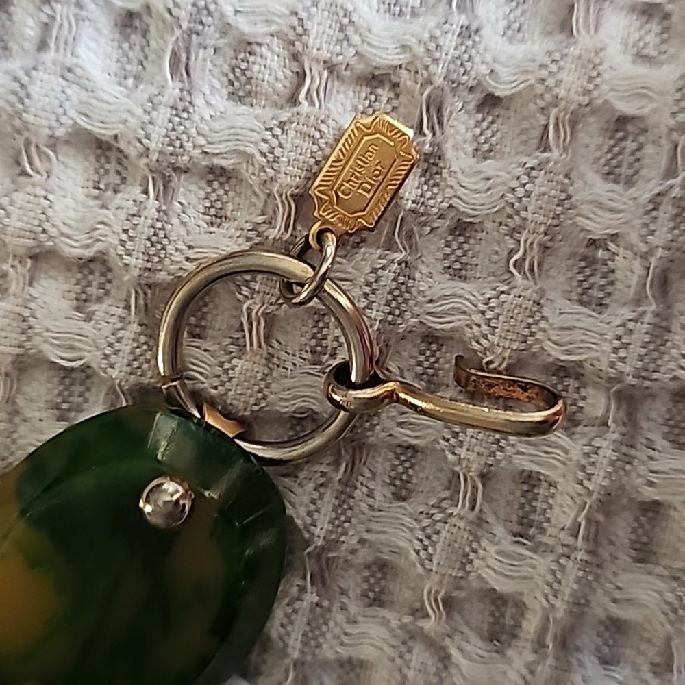Christian Dior green link belt. Pristine vintage piece - Picture 2 of 8